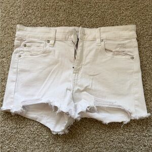 American Eagle Outfitters White Jean Shorts